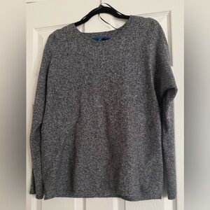 💜Apt 9 women’s grey Merle long sleeve sweater size large
